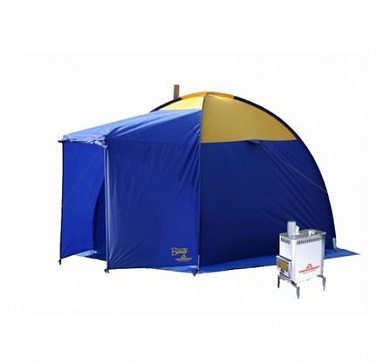 картинка Мобильная Палатка-баня "АЛТАЙ" с тамбуром от магазина Уют Тепла по ценам производителя