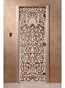 картинка Дверь  "Флоренция бронза" для бани и сауны