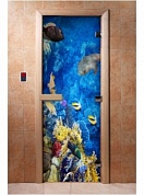 картинка Дверь С Фотопечатью A068 для бани и сауны