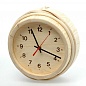 Часы деревянные, сосна "SaunaSet"