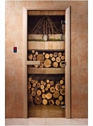 картинка Дверь С Фотопечатью A024 для бани и сауны