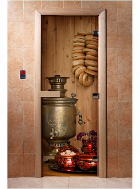 картинка Дверь С Фотопечатью A076 для бани и сауны