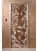 картинка Дверь "Венеция бронза" для бани и сауны