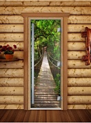 картинка Дверь Престиж Фотопечать А083 для бани и сауны