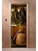 картинка Дверь С Фотопечатью A098 для бани и сауны