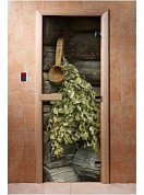 картинка Дверь С Фотопечатью A003 для бани и сауны