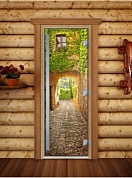 картинка Дверь Престиж Фотопечать А072 для бани и сауны