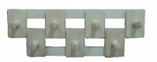 картинка Вешалка комбинированная 7 креплений ВК-7 для бани и сауны
