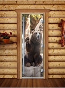картинка Дверь Престиж Фотопечать А061 для бани и сауны