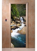 картинка Дверь С Фотопечатью A100 для бани и сауны