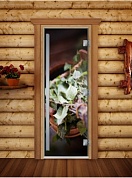 картинка Дверь Престиж Фотопечать А008 для бани и сауны