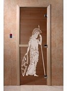 картинка Дверь  "Рим бронза" для бани и сауны