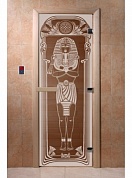 картинка Дверь  "Египет бронза" для бани и сауны