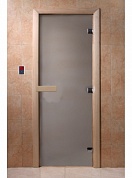 картинка Дверь  "Сатин" для бани и сауны