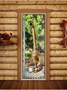 картинка Дверь Престиж Фотопечать А078 для бани и сауны