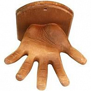 картинка Вешалка "Рука" тонированная для бани и сауны