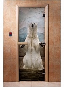 картинка Дверь С Фотопечатью A063 для бани и сауны