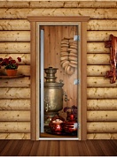 картинка Дверь Престиж Фотопечать А076 для бани и сауны