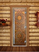 картинка Дверь Престиж Фотопечать А022 для бани и сауны