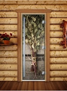 картинка Дверь Престиж Фотопечать А011 для бани и сауны