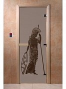 картинка Дверь  "Рим черный жемчуг матовая" для бани и сауны