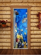 картинка Дверь Престиж Фотопечать А068 для бани и сауны