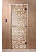 картинка Дверь  "Флоренция прозрачная" для бани и сауны