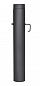 Труба 1 м с шибером черный d150 2 мм КПД