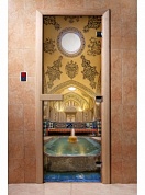 картинка Дверь С Фотопечатью A027 для бани и сауны