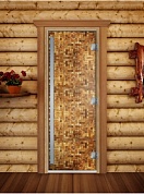 картинка Дверь Престиж Фотопечать А054 для бани и сауны