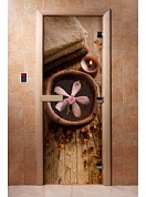 картинка Дверь С Фотопечатью A009 для бани и сауны