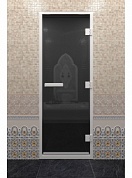 картинка Дверь "Хамам черный жемчуг" для бани и сауны