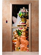 картинка Дверь С Фотопечатью A075 для бани и сауны