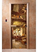 картинка Дверь С Фотопечатью A035 для бани и сауны