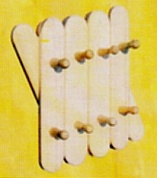 картинка Вешалка "Трансформер" (осина) для бани и сауны