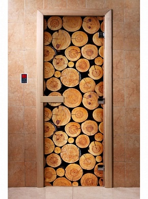 картинка Дверь С Фотопечатью A043 для бани и сауны